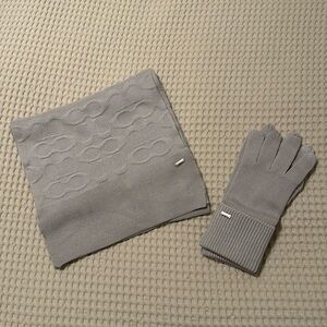 COACH Scarf & Gloves